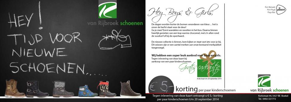 Rijbroek nieuwe schoenen 2014